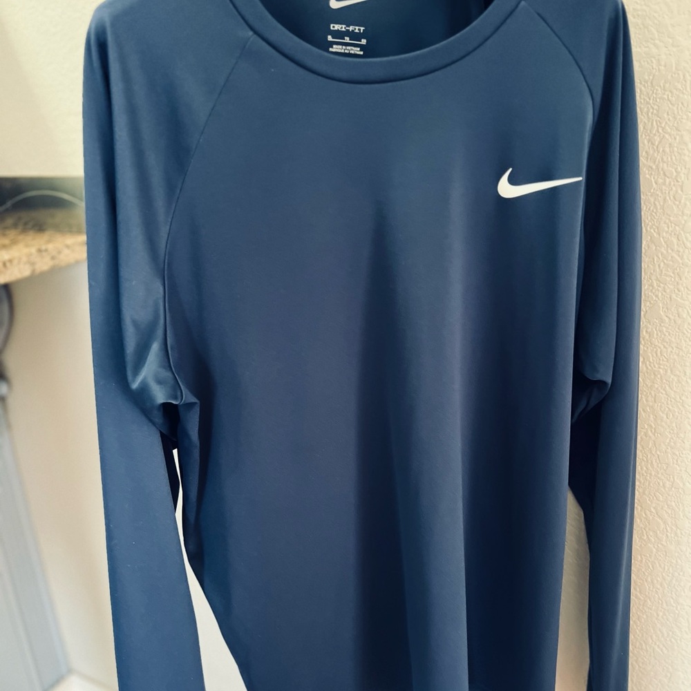 Nike Blue Long Sleeve Shirt